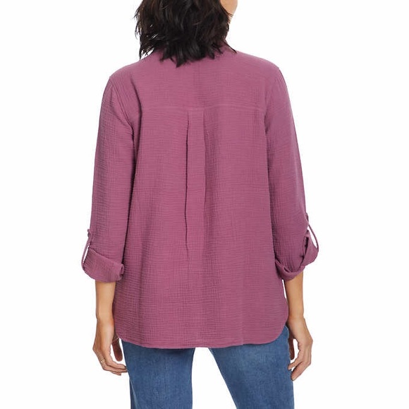 Anne Klein Ladies' Gauze Top - Picture 2 of 3